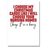Choose Christmas Cards Like Your Nursing Home Card